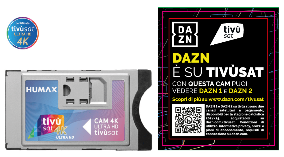 Cam 4K Tivùsat Humax